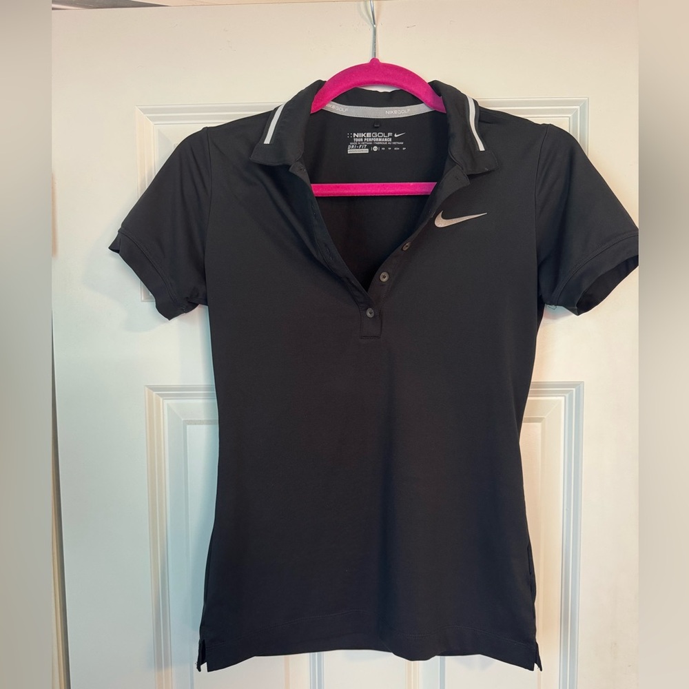 Nike Women's Black Golf Polo
